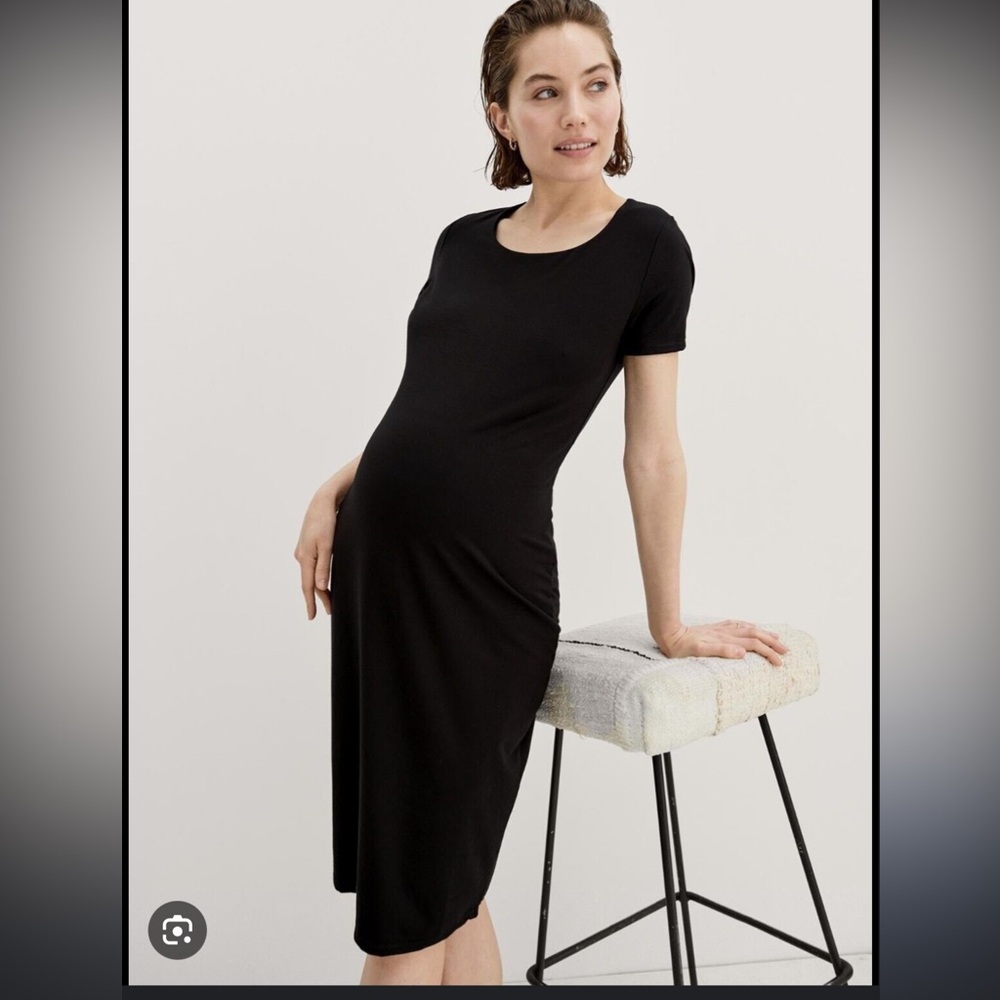 Hatch The Body Scoopneck Maternity T shirt Dress